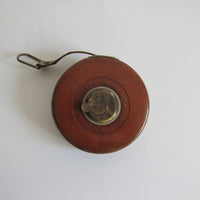 Vintage leather tape measure