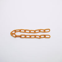 Orange painted chain: Paintable