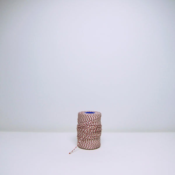 Red + white butchers twine