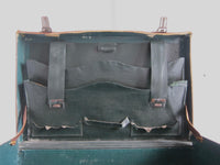 Vintage small brown leather writing case