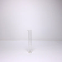 Clear glass test tube: 18cmH