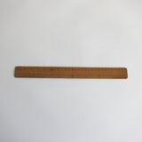 Vintage wood scale ruler
