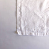 White linen napkin