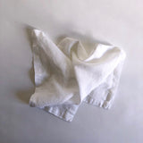 White linen napkin