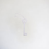 White porcelain key
